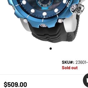 MENS RARE BLUE LABEL JASON TYLOR VENOM LIMITED EDITION NUMBERED AND MINT